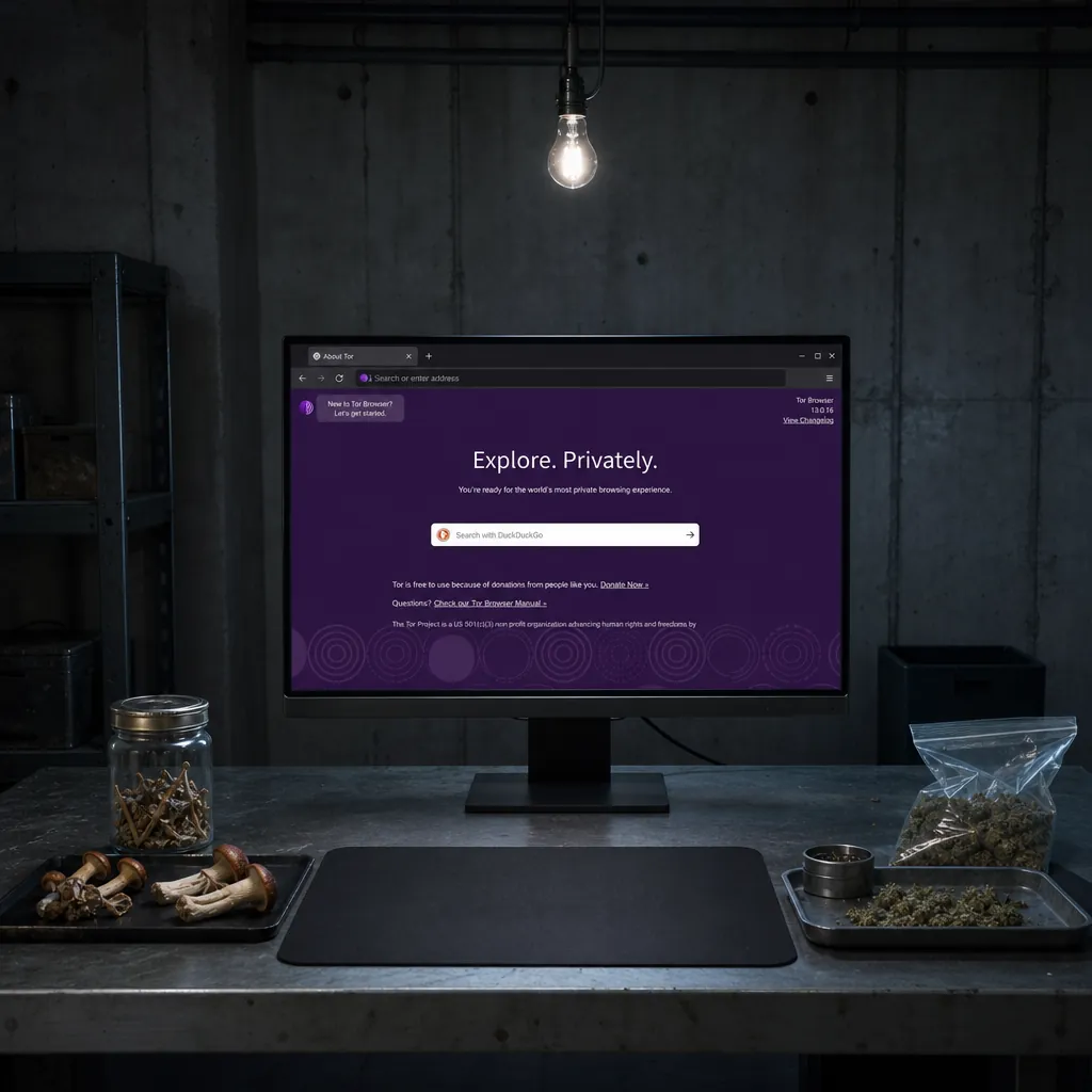 Dark web marketplaces interface preview