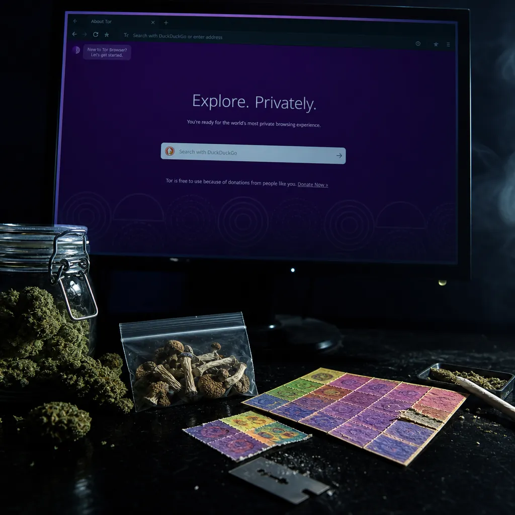 Darknet drug market interface preview