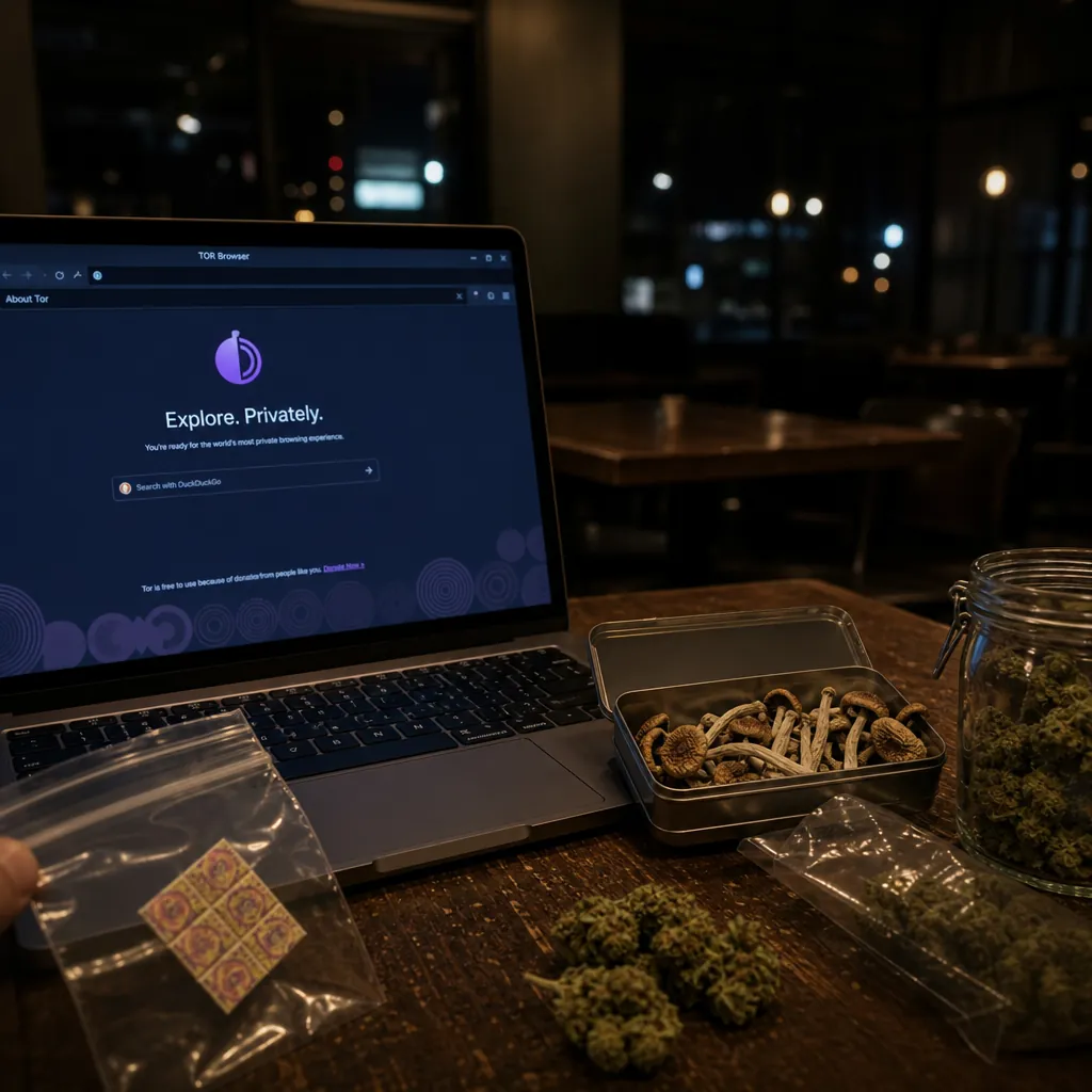 Darknet marketplace interface preview